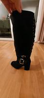 Stiefel schwarz gold Größe 40 München - Thalk.Obersendl.-Forsten-Fürstenr.-Solln Vorschau