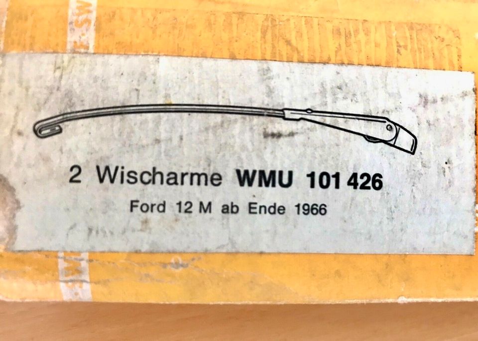 NOS! Original Wischerarme FORD 12 m ab 1966 Oldtimer in Einbeck