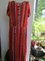 GINA, Sommerkleid maxi florales Muster, Rottöne, Viskose 44/46 Lindenthal - Köln Sülz Vorschau