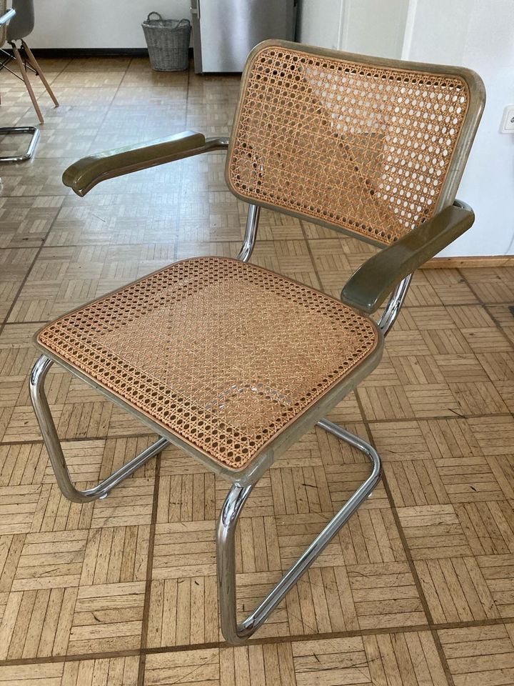 Thonet S64 Stuhl Original stahlrohrstuhl Wiener Geflecht Chrom in Köln