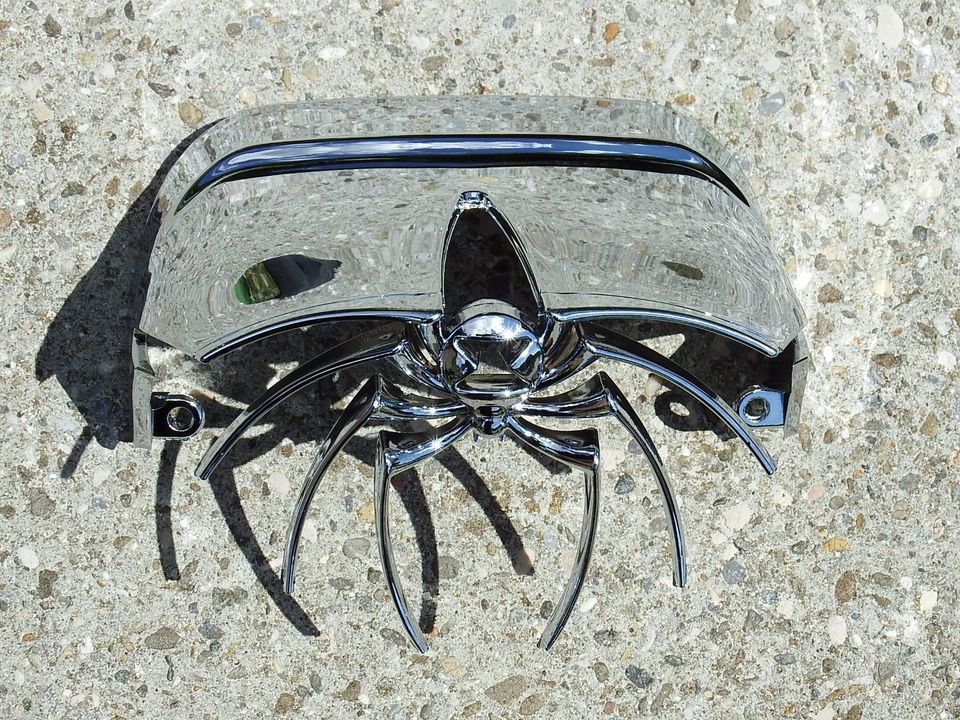 Rücklicht Cover Harley Modelle Chrom Spider in Schwäbisch Gmünd