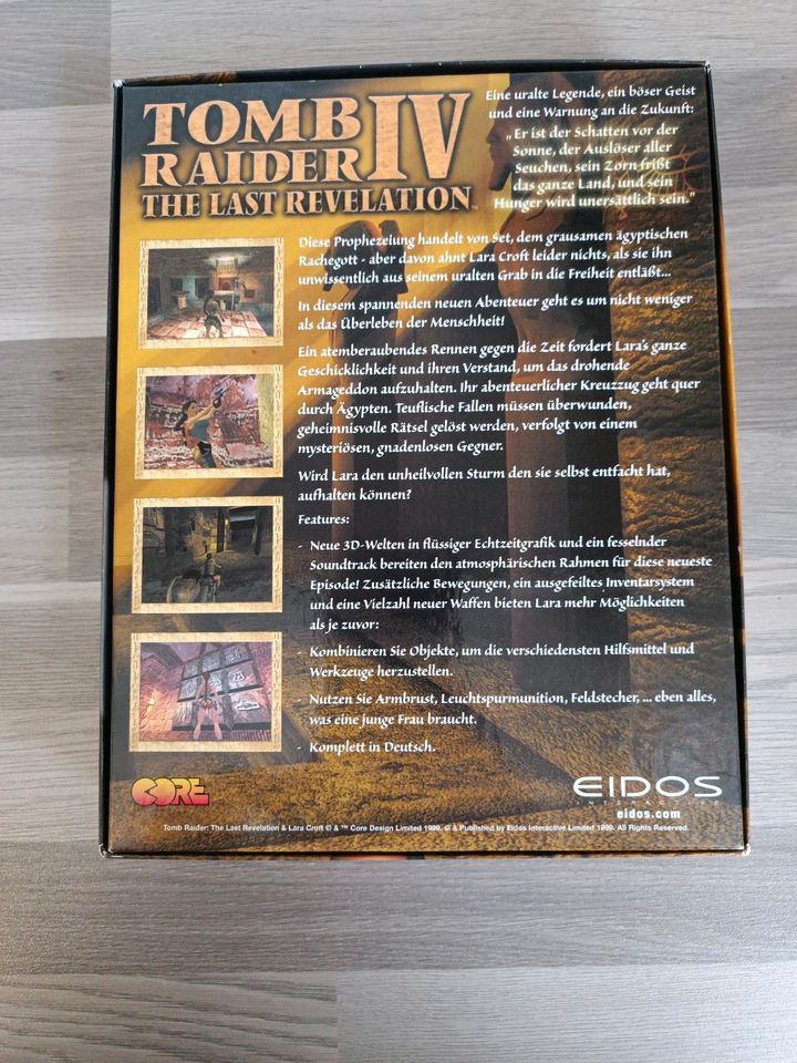 Tomb Raider IV - The Last Revelation PC CD in Waiblingen