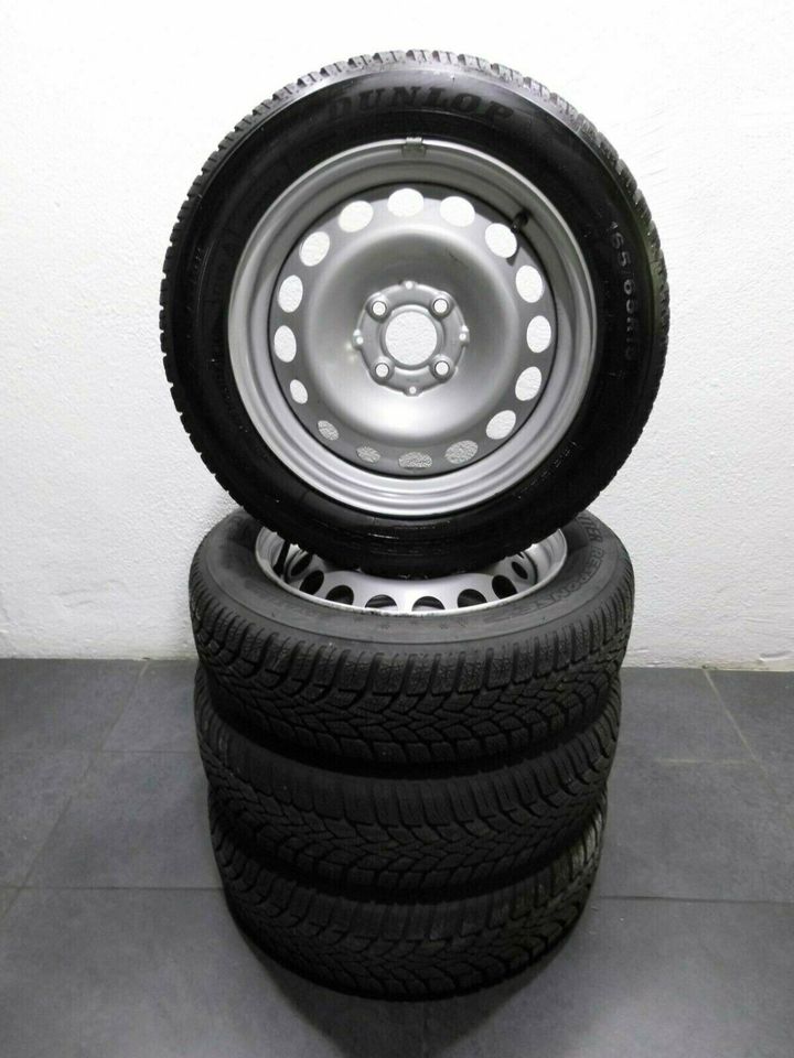 4 Winterreifen 185 / 60 -165 / 65 R15 Smart 453 15" Stahlfelgen in Berlin