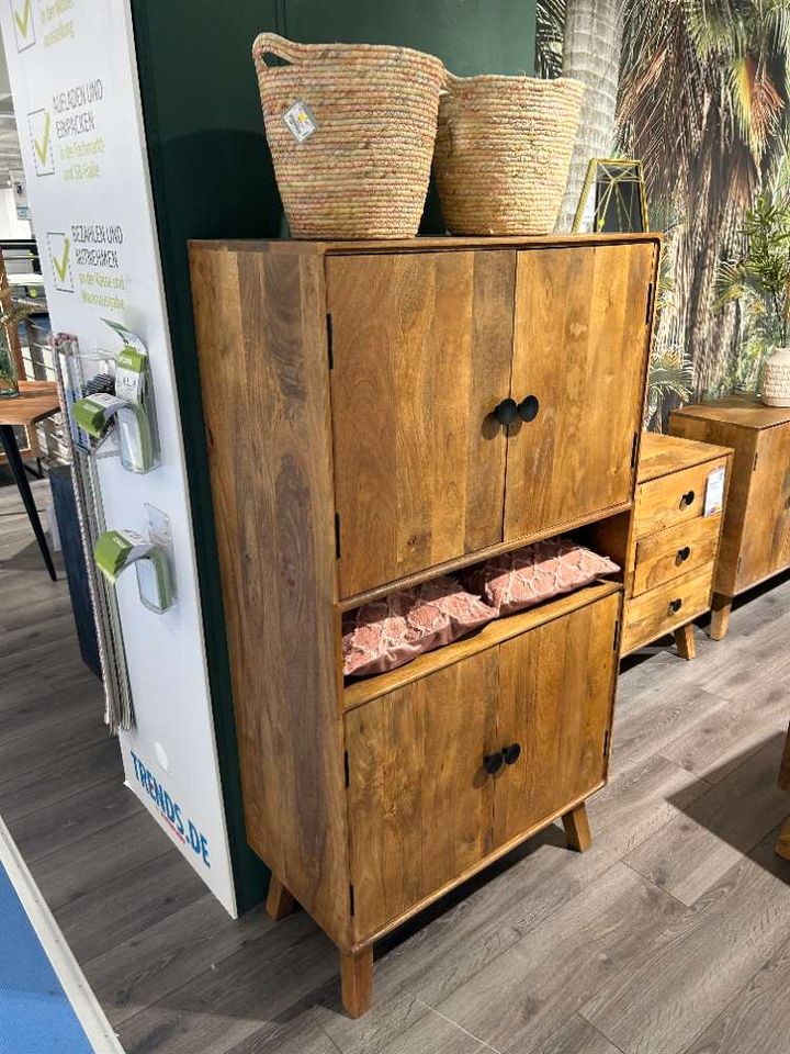 Highboard "NILAY" Mango Massivholz in Bottrop