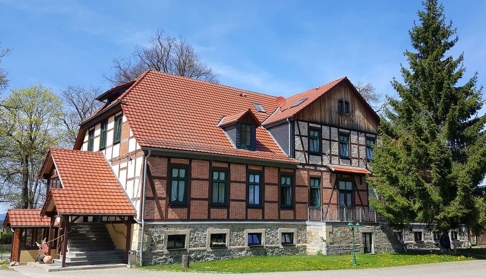 Idyllisches Gästehaus mit Ferienwohnungen und großzügigem Campingplatz im Oberharz in Stiege