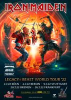 SUCHE Plakat/Poster Iron Maiden - Legacy Of The Beast Tour 2022 Baden-Württemberg - Ellwangen (Jagst) Vorschau