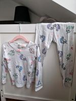 Pyjama Schlafanzug Einhorn grau bunt 98 H&M Nordrhein-Westfalen - Neuss Vorschau