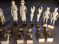 Schach Figuren Set komplett Holz handarbeit Nordrhein-Westfalen - Castrop-Rauxel Vorschau