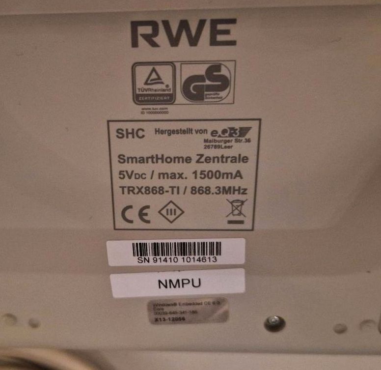 RWE Innogy Smarthome: 1x Zentrale, 3x Thermostat in Kiel