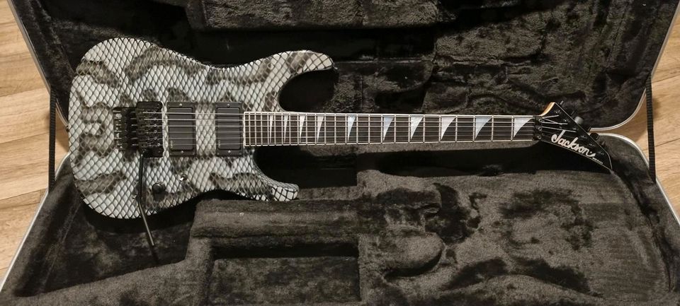 Jackson DK1 Dinky USA Snakeskin EMG Koffer TOP Tausch in Wedemark