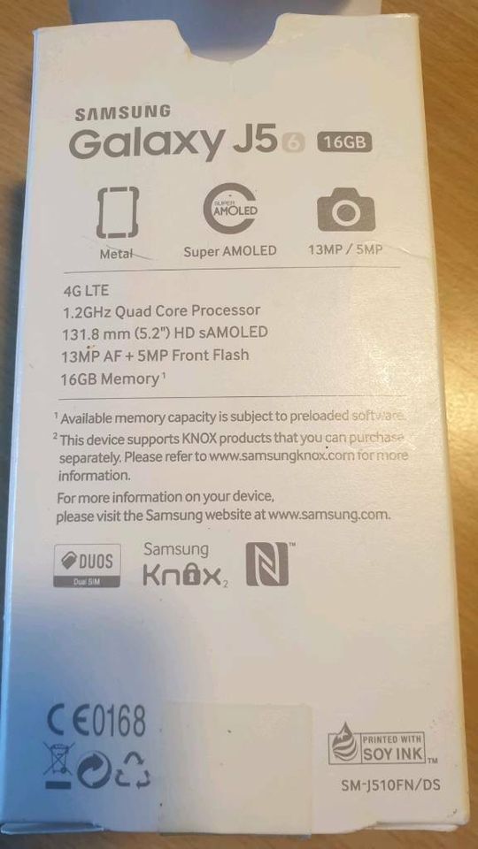 Samsung Galaxy J5 2016  16GB in Salzgitter