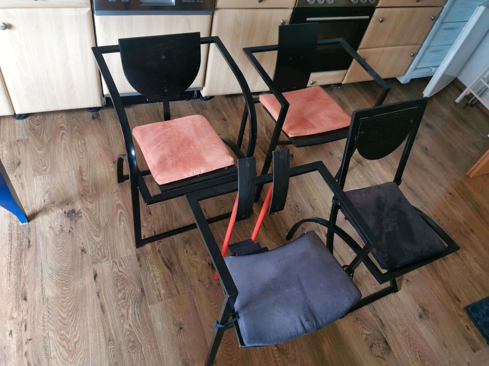 Karl Friedrich Förster KFF Sinus Cosinus Designer Stuhl 4x Stühle in Pfronten