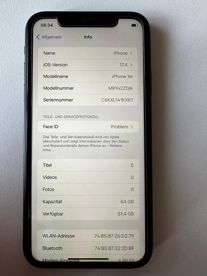 iPhone XR 64GB grau, guter optischer Zustand in Hepberg