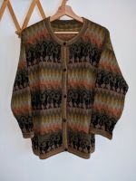 Jacquard-Strickjacke aus Alpaka, gemustert, Cardigan München - Altstadt-Lehel Vorschau