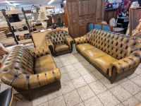 Chesterfield Ledergarnitur 3Tlg Schöne Patina Bonn - Tannenbusch Vorschau