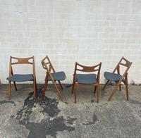 Hans Wegner CH29 Carl Hansen Sawbuck Oak / Neupolsterung Leder Friedrichshain-Kreuzberg - Friedrichshain Vorschau