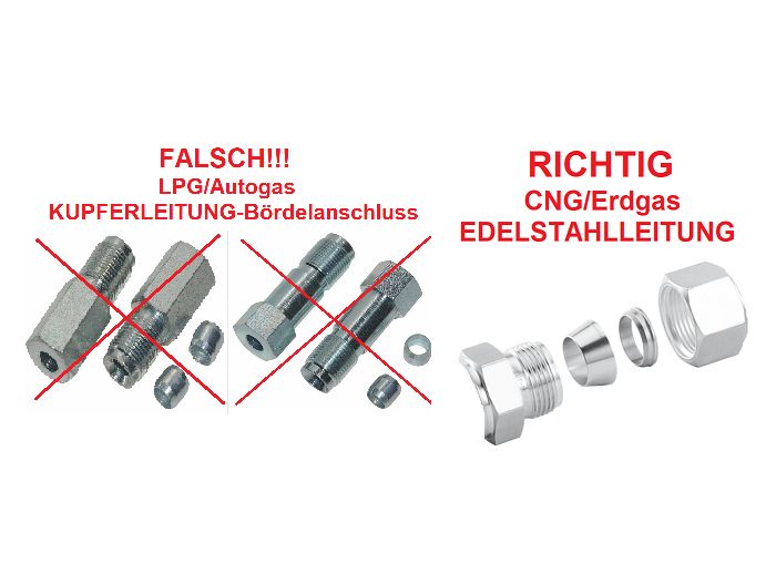 Einfüllstutzen Stutzen Tankventil Erdgas CNG Audi A3 A4 A5 g-tron in Leipzig