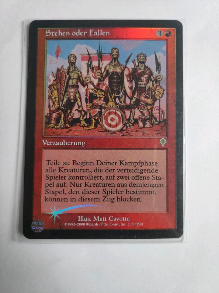 Magic the Gathering Foil Karte Stehen oder Fallen Invasion MtG in Wülfrath