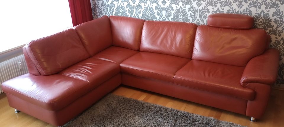 Sofa aus echtem Leder in Gochsheim