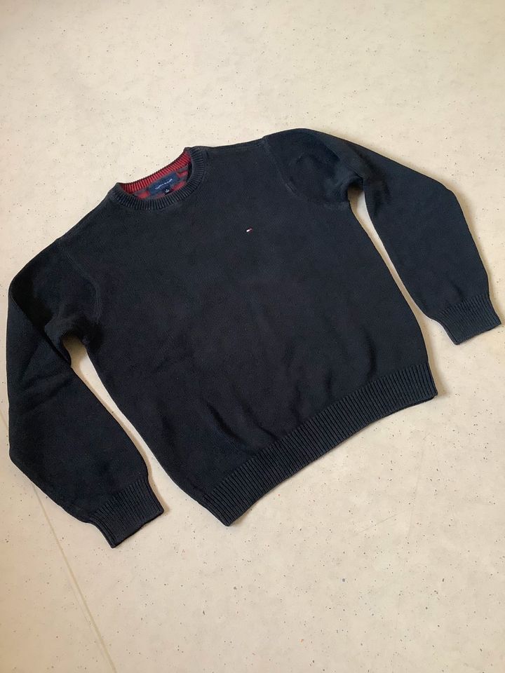 »TOMMY HILFIGER« Pullover/Sweater - Größe: M - Schwarz - Herren in Hunderdorf