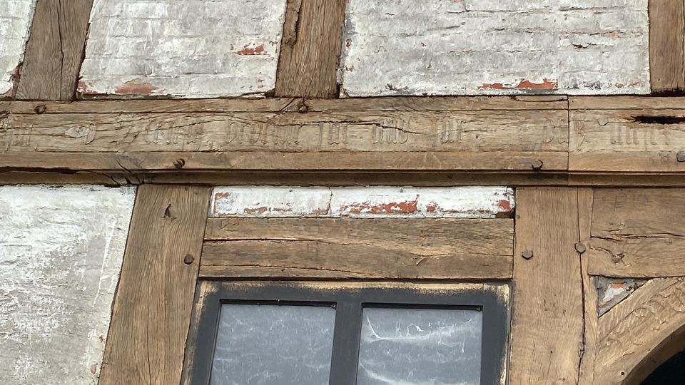 Mobiles Sandstrahlen von Holztreppen, Fachwerkbalken und Decken in Bassum