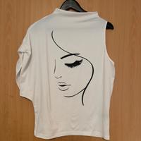 Tshirt mit Aufdruck Asymmetrisch neu mit Gesicht M Rheinland-Pfalz - Remagen Vorschau