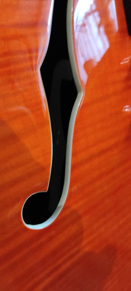 Weller Gitarre ES335/339 Style transparent orange Semi-Hollow in Essen