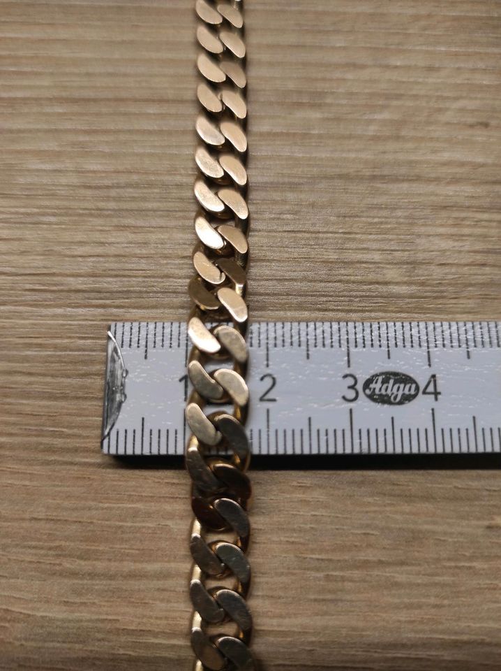 Panzerarmband Goldarmband Armband 333 Gold 8 Karat 23 gramm B8mm in Zolling