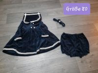 Babykleidung, Kleid mit kurzer Hose und Haarband  Größe 80 Niedersachsen - Lunestedt Vorschau