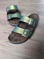 Birkenstock Arizona Gr.40 Metallic Gold Grün Light Green Flip Flo Rheinland-Pfalz - Pirmasens Vorschau