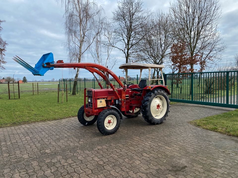 IHC 433 Trecker Schlepper Traktor Frontlader Tüv in Wagenfeld