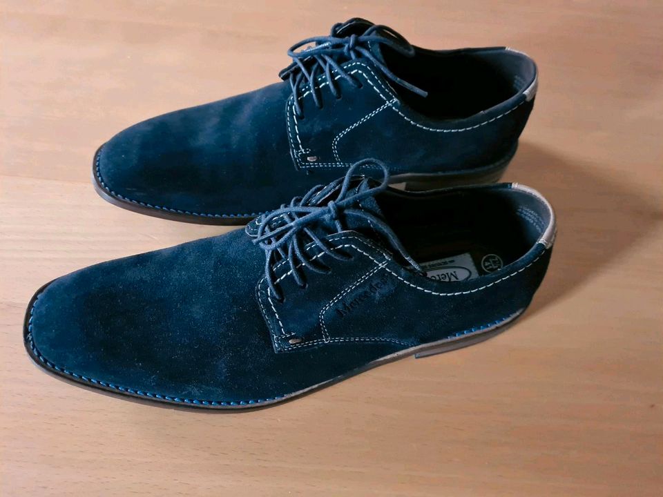 Herren Schuhe blau Wildleder Gr. 41,5 Mercedes Jugendweiheschuhe in  Mecklenburg-Vorpommern - Wolgast | eBay Kleinanzeigen ist jetzt  Kleinanzeigen