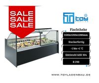 ANGEBOT: Premium Fischtheke 150cm, Tiefe 120cm, mit viel Extras, Kühltheke, Edelstahl AISI 304, Fischpräsentation, Fischkühlung, Kühlung, Kühlvitrine, Fischerei, Gastronomie Nordrhein-Westfalen - Herne Vorschau