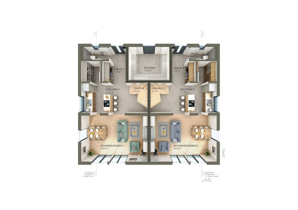 Zweifamilienhaus auf teilbarem Grundstück mit riesen Raumangebot, PV und Speicher in Quickborn