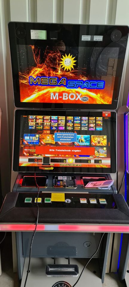 passives Einkommen Automatenaufsteller Unterhaltungsgeräte Geldspielautomaten Aufstellung Merkur M-BOX Multi Fun4Four Gametable Spieltisch Gaststätte Kneipe Nachtklub Bistro Shisha Bar in Lübbecke 