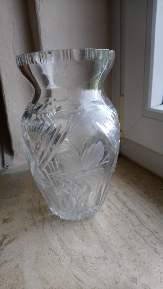 Vase aus Glas in Kassel