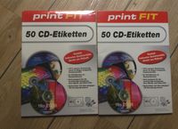 CD-Etiketten, einfaches mittiges Aufkleben, Fa. print FIT Schleswig-Holstein - Achtrup Vorschau