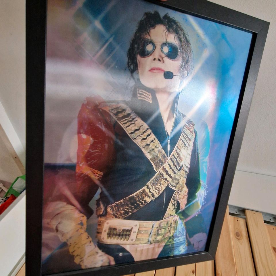 Bild Michael Jackson im Rahmen in Hoppegarten