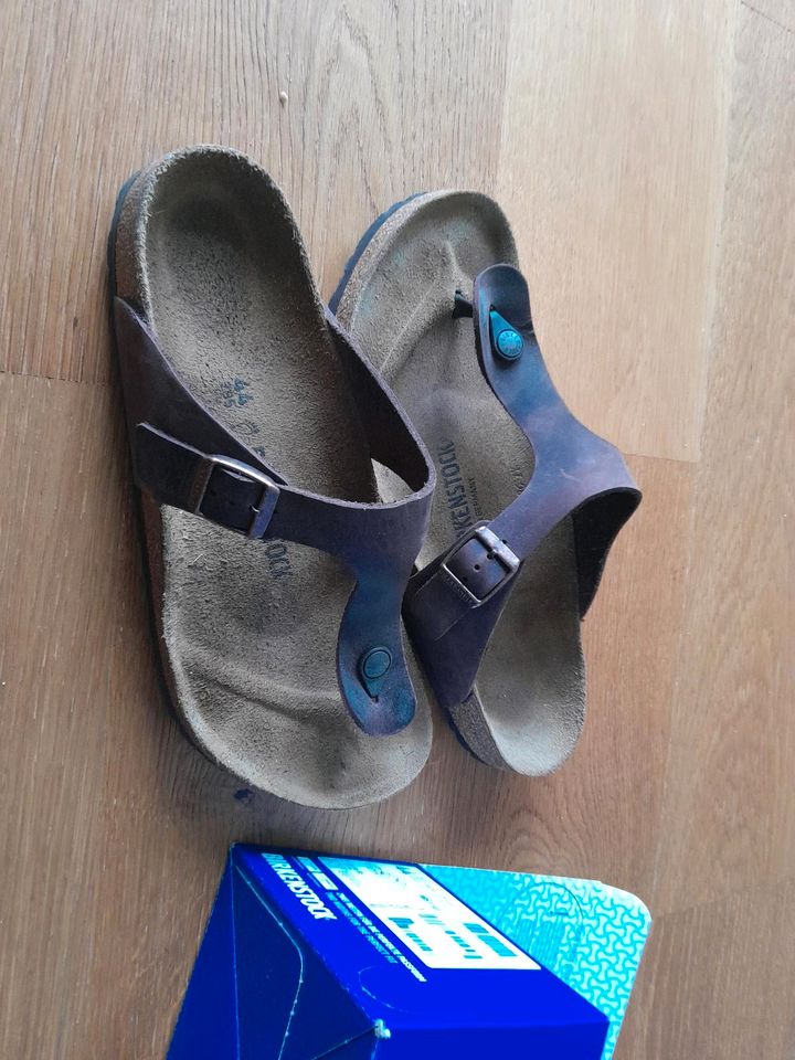 Birkenstock Echtleder Gr 44 in Stiefenhofen