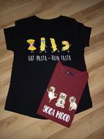 T-Shirt / M / 2 Stück / bunt lustig Hessen - Schaafheim Vorschau