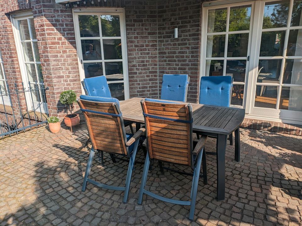 Gartengarnitur Tisch mit 5 Stühlen in Issum