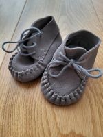 Babyschuhe Leder grau neu Mokassins Stuttgart - Zuffenhausen Vorschau