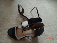 Pumps Sandalen High Heels Gr. 41 schwarz silber Berlin - Pankow Vorschau