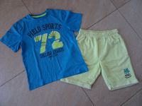 Sommer Set, Junge: T-Shirt, YIGGA, Shorts, kurze Hose, Gr.134-140 Sachsen - Dippoldiswalde Vorschau