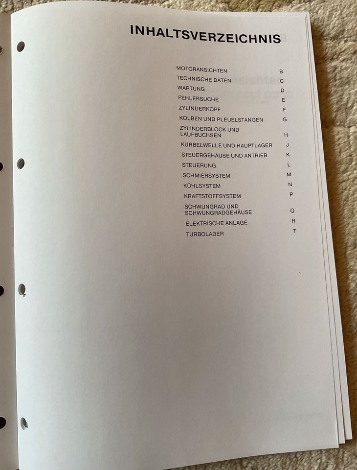 Werkstatthandbuch für Perkins Motor der Baureihe 3.152 in Schwieberdingen