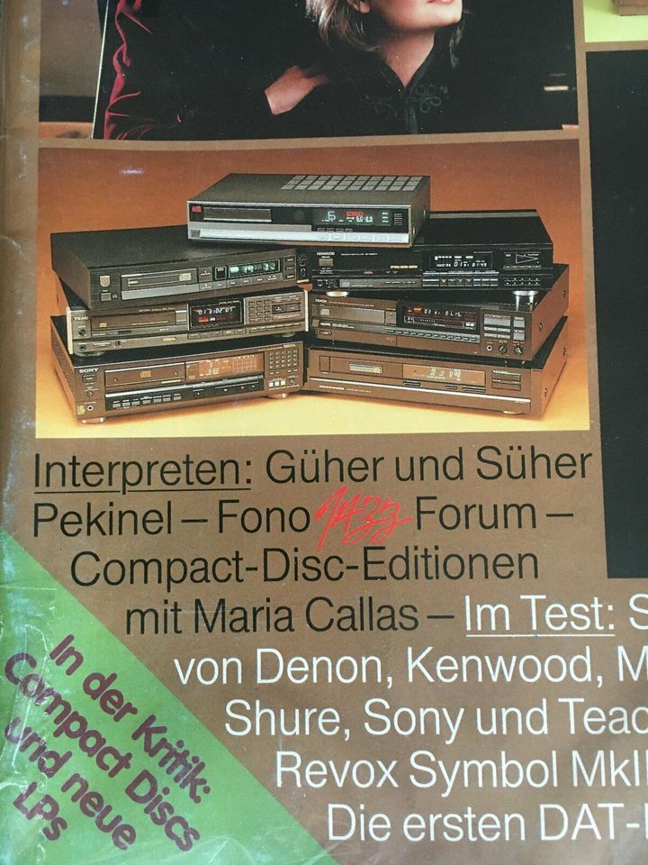 Fono Forum 9/1987-Zeitschrift-RAR in Waltershausen