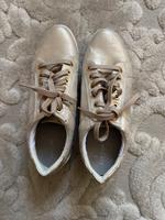 Geox  Sneaker Leder Gold/beige /metallic Gr.38 wie neu Berlin - Pankow Vorschau