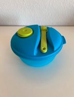 Tupperware Lunchbox Salat & Go 1,5L blau grün Salatschüssel Hessen - Hanau Vorschau