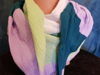 Patchwork-Musselin Dreieckstuch, Handmade Nordvorpommern - Landkreis - Barth Vorschau