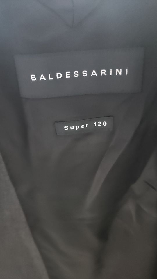 BALDESSARINI Luxus Anzug anthrazit slim fit 50 52 L NEU in Saarbrücken